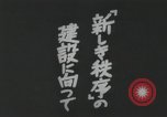 Standbild japanische Schlachtschiff auf See unter friedlichen Bedingungen Japan, 1941, aus Sekunde 40 historischem Filmmaterial Videoclip 65675022301