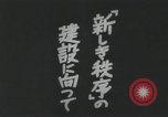 Standbild japanische Schlachtschiff auf See unter friedlichen Bedingungen Japan, 1941, aus Sekunde 41 historischem Filmmaterial Videoclip 65675022301