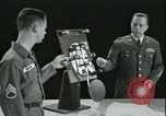 Image of International Morse code J-38 hand key United States USA, 1966, second 48 stock footage video 65675022315