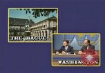 Standbild Senator Jim Sasser und Arnold L Raphel Interview Washington DC USA, 1985, aus Sekunde 10 historischem Filmmaterial Videoclip 65675022343