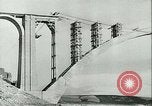 Image of Bridge under construction Spain, 1942, second 4 stock footage video 65675022359