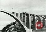 Image of Bridge under construction Spain, 1942, second 15 stock footage video 65675022359