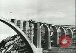 Image of Bridge under construction Spain, 1942, second 16 stock footage video 65675022359