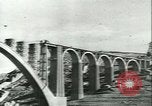 Image of Bridge under construction Spain, 1942, second 17 stock footage video 65675022359