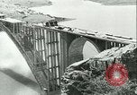 Image of Bridge under construction Spain, 1942, second 18 stock footage video 65675022359