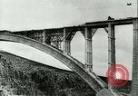 Image of Bridge under construction Spain, 1942, second 40 stock footage video 65675022359