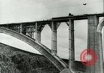 Image of Bridge under construction Spain, 1942, second 41 stock footage video 65675022359
