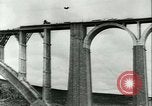Image of Bridge under construction Spain, 1942, second 44 stock footage video 65675022359
