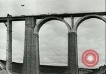 Image of Bridge under construction Spain, 1942, second 46 stock footage video 65675022359
