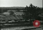 Standbild Camp Jagd auch namens Le Courneau während Ersten Weltkrieg Frankreich Camp Hunt, 1918, aus Sekunde 54 historischem Filmmaterial Videoclip 65675022377