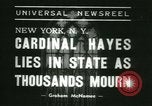 Immagine di San Patrizio Cardinale Hayes New York United States USA, 1938, secondo 5 filmato di repertorio 65675022386