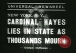 Immagine di San Patrizio Cardinale Hayes New York United States USA, 1938, secondo 6 filmato di repertorio 65675022386