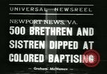 Immagine di Il vescovo C M Grazia Newport News Virginia USA, 1938, secondo 4 filmato di repertorio 65675022390