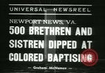 Immagine di Il vescovo C M Grazia Newport News Virginia USA, 1938, secondo 7 filmato di repertorio 65675022390