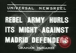 Immagine di Lavoratori miliziani e esercito ribelle Madrid Spagna, 1936, secondo 10 filmato di repertorio 65675022413