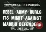 Immagine di Lavoratori miliziani e esercito ribelle Madrid Spagna, 1936, secondo 11 filmato di repertorio 65675022413