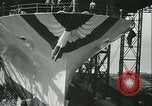 Standbild USS Enterprise Flugzeugträger starten Newport News Virginia USA, 1936, aus Sekunde 13 historischem Filmmaterial Videoclip 65675022416