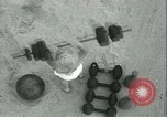 Standbild Baby Larry Simms Gewichte heben Venice Beach Los Angeles California USA, 1936, aus Sekunde 46 historischem Filmmaterial Videoclip 65675022417
