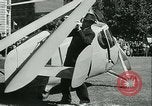 Standbild Pilot Jim Ray mit Autogiro aerobile Washington DC USA, 1936, aus Sekunde 38 historischem Filmmaterial Videoclip 65675022418