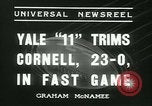 Image Yale versus Cornell football New Haven Connecticut USA, 1936, de la seconde 10 séquences d'archives historiques vidéo 65675022419