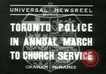 Standbild Toronto Police Pipe Band Toronto Ontario Kanada, 1936, aus Sekunde 1 historischem Filmmaterial Videoclip 65675022421