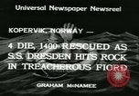 Standbild Der Norddeutsche Lloyd liner SS Dresden Kopervik verkauft Norwegen, 1934, aus Sekunde 3 historischem Filmmaterial Videoclip 65675022422