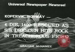 Standbild Der Norddeutsche Lloyd liner SS Dresden Kopervik verkauft Norwegen, 1934, aus Sekunde 11 historischem Filmmaterial Videoclip 65675022422