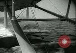 Image of Sikorsky S-42 Flying Boat test flight Bridgeport Connecticut USA, 1934, second 23 stock footage video 65675022428