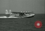 Image of Sikorsky S-42 Flying Boat test flight Bridgeport Connecticut USA, 1934, second 30 stock footage video 65675022428