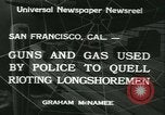 Image of Longshoremen strike San Francisco California USA, 1934, second 4 stock footage video 65675022429