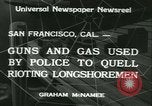 Image of Longshoremen strike San Francisco California USA, 1934, second 6 stock footage video 65675022429
