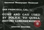 Image of Longshoremen strike San Francisco California USA, 1934, second 7 stock footage video 65675022429