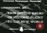 Standbild Der Balbo Flotte Londonderry Irland Lough Foyle, 1933, aus Sekunde 3 historischem Filmmaterial Videoclip 65675022444