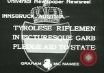 Image of Tyrolese riflemen Innsbruck Austria, 1933, second 3 stock footage video 65675022447