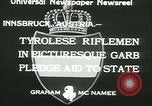 Image of Tyrolese riflemen Innsbruck Austria, 1933, second 5 stock footage video 65675022447