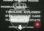 Image of Tyrolese riflemen Innsbruck Austria, 1933, second 8 stock footage video 65675022447