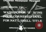 Image of University of Washington Husky crew team versus Yale crew California United States USA, 1933, second 4 stock footage video 65675022448