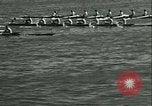 Image of University of Washington Husky crew team versus Yale crew California United States USA, 1933, second 37 stock footage video 65675022448