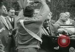 Standbild Präsident Roosevelt mit Pfadfindern Ten Mile River New York USA, 1933, aus Sekunde 18 historischem Filmmaterial Videoclip 65675022453