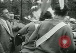 Standbild Präsident Roosevelt mit Pfadfindern Ten Mile River New York USA, 1933, aus Sekunde 20 historischem Filmmaterial Videoclip 65675022453