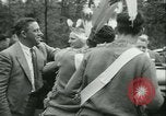 Standbild Präsident Roosevelt mit Pfadfindern Ten Mile River New York USA, 1933, aus Sekunde 22 historischem Filmmaterial Videoclip 65675022453