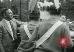Standbild Präsident Roosevelt mit Pfadfindern Ten Mile River New York USA, 1933, aus Sekunde 24 historischem Filmmaterial Videoclip 65675022453