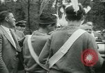Standbild Präsident Roosevelt mit Pfadfindern Ten Mile River New York USA, 1933, aus Sekunde 25 historischem Filmmaterial Videoclip 65675022453