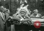 Standbild Präsident Roosevelt mit Pfadfindern Ten Mile River New York USA, 1933, aus Sekunde 53 historischem Filmmaterial Videoclip 65675022453