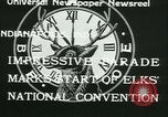 Immagine di Elks Convenzione Nazionale Indianapolis Indiana USA, 1933, secondo 6 filmato di repertorio 65675022458