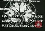 Immagine di Elks Convenzione Nazionale Indianapolis Indiana USA, 1933, secondo 9 filmato di repertorio 65675022458