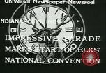 Immagine di Elks Convenzione Nazionale Indianapolis Indiana USA, 1933, secondo 10 filmato di repertorio 65675022458
