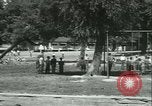 Standbild frische Luft Camp Sommer Camp für Kinder aus armen Familien Sylvan Lake Michigan USA, 1933, aus Sekunde 55 historischem Filmmaterial Videoclip 65675022459