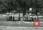 Standbild frische Luft Camp Sommer Camp für Kinder aus armen Familien Sylvan Lake Michigan USA, 1933, aus Sekunde 57 historischem Filmmaterial Videoclip 65675022459