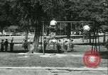 Standbild frische Luft Camp Sommer Camp für Kinder aus armen Familien Sylvan Lake Michigan USA, 1933, aus Sekunde 61 historischem Filmmaterial Videoclip 65675022459